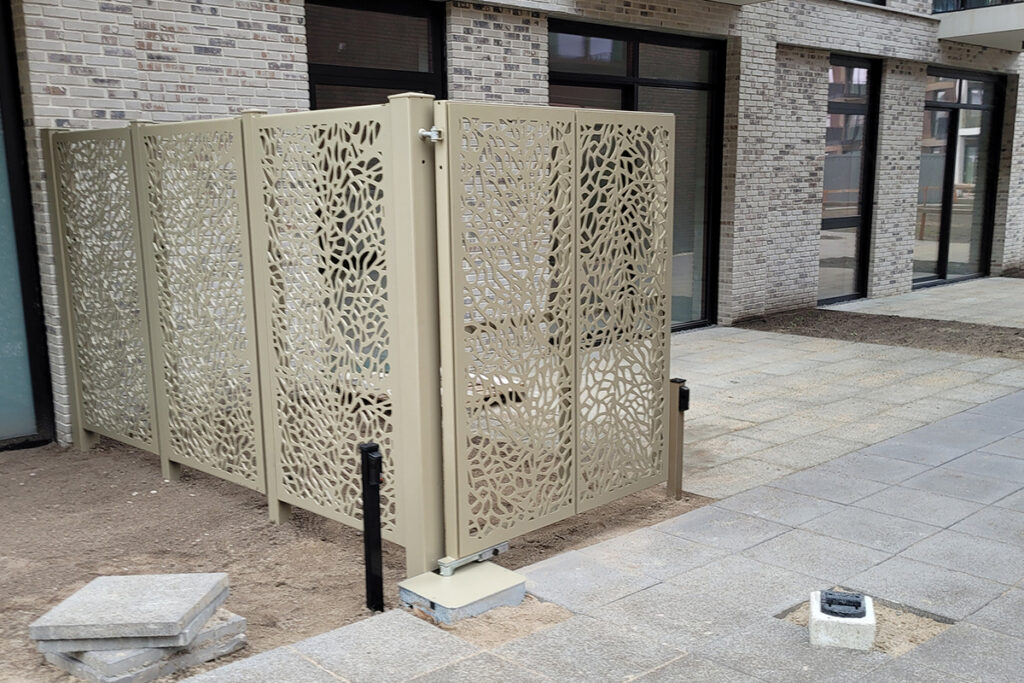 Moderne metalen poorten