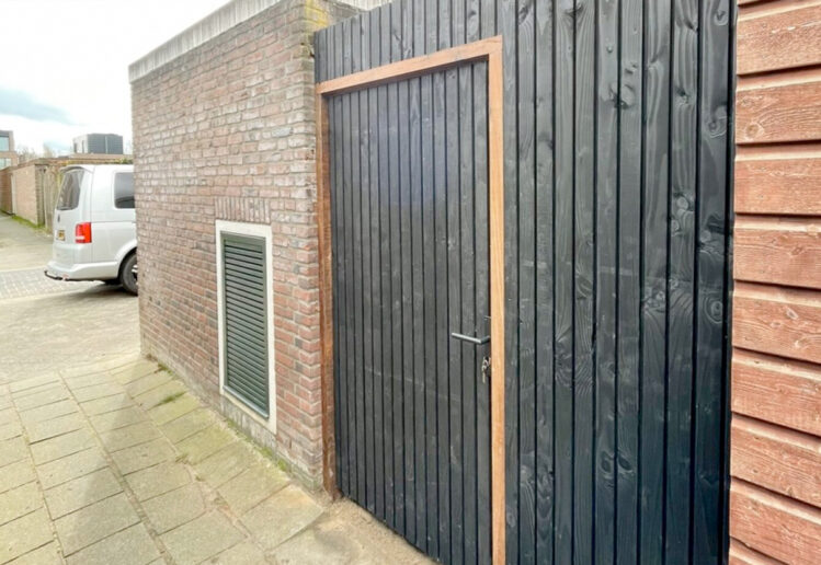 Houten tuinpoort